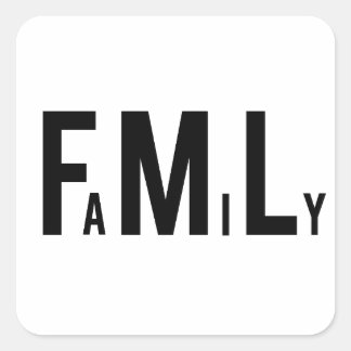 Pegatinas familiares de FML