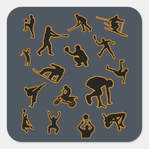 Pegatinas fanáticos del deporte