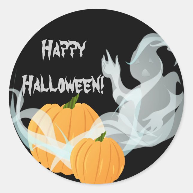 Pegatinas fantasma de personalizable (Anverso)