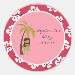 pegatinas favoritos de 20 a 1.5", Luau Tropi hawai