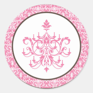 pegatinas favoritos de 6 a 3" Lámpara rosa