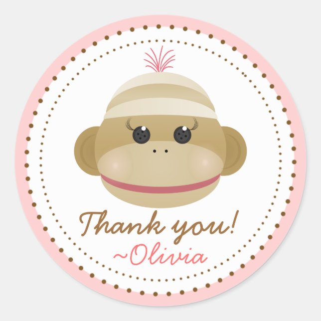 Pegatinas favoritos personalizados de Chica de mon (Anverso)