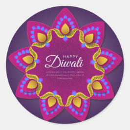 Pegatinas felices de Diwali