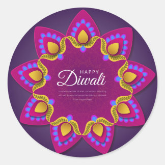 Pegatinas felices de Diwali
