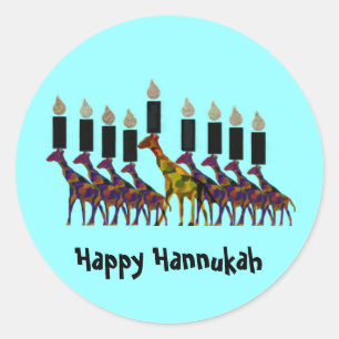 Pegatinas felices de Hannukah