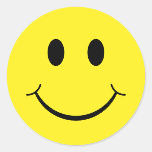 Pegatinas felices de la cara