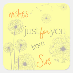 Pegatinas felices de los deseos de la Todo-Ocasió