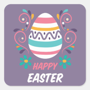 Pegatinas felices de Pascua