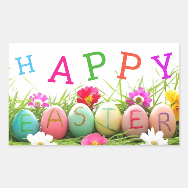 Pegatinas felices de Pascua (Anverso)