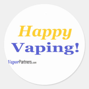 Pegatinas felices de Vaping