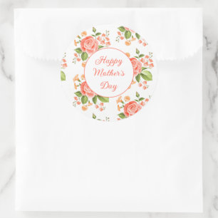 Pegatinas felices del Día de la Madre