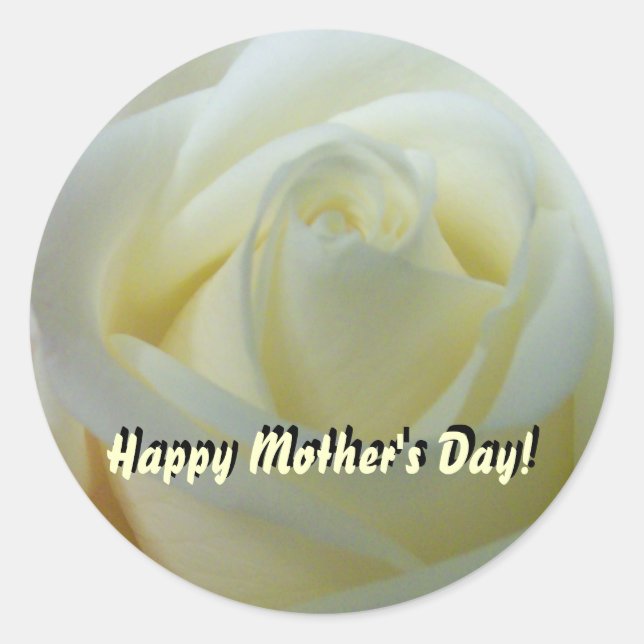 Pegatinas felices del Día de la Madre (Anverso)