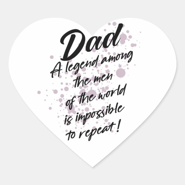 Pegatinas felices del día del padre (Anverso)