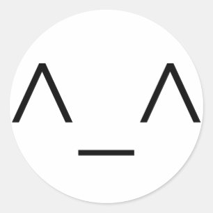 Pegatinas felices del Emoticon del ^_^