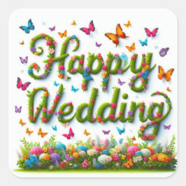 Pegatinas Feliz Boda
