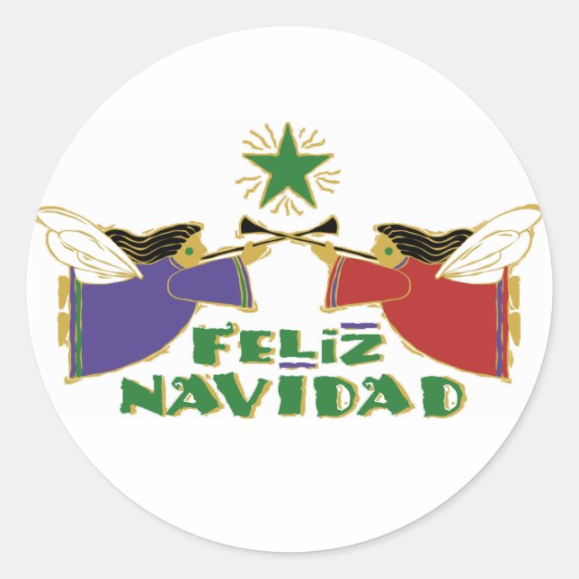 Pegatinas Feliz Navidad (Anverso)