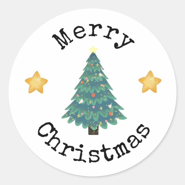 Pegatinas Feliz Navidad (Anverso)