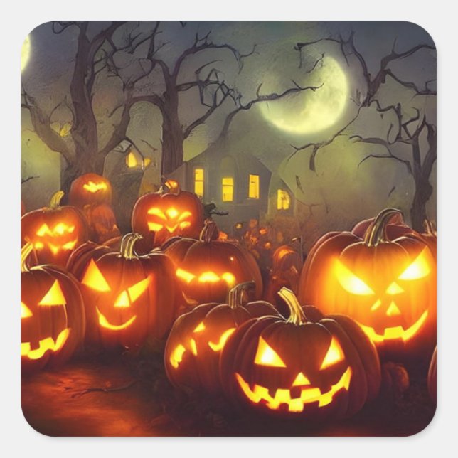 Pegatinas fiesta de Halloween para mamá (Anverso)