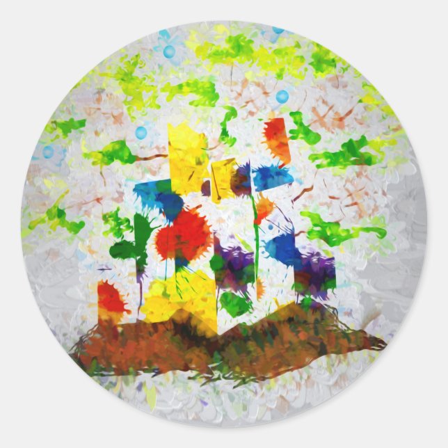 pegatinas Fiestas de "Fantasía de la Naturaleza" (Anverso)