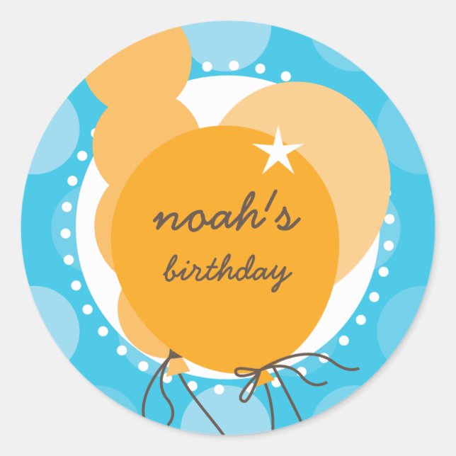 PEGATINAS fiestas :: globos 2 (Anverso)