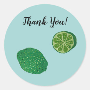 Pegatinas Fiestas tropicales de limón