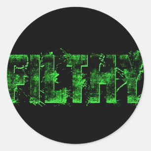 pegatinas "Filthy" Lime