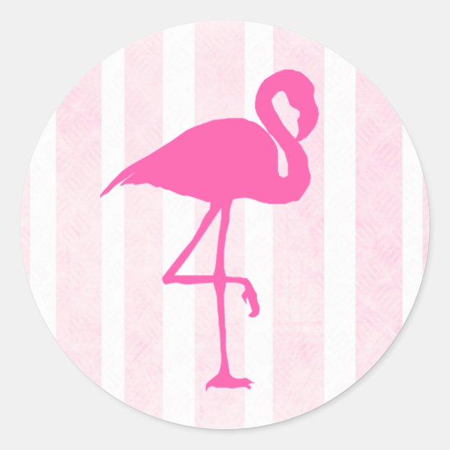 Pegatinas Flamingo Rosado (Anverso)