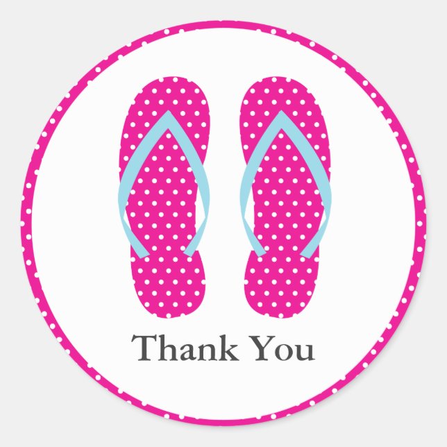 Pegatinas Flip Flops (Anverso)