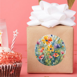 Pegatinas florales