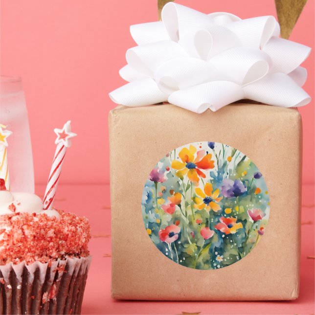 Pegatinas florales (Fiesta)