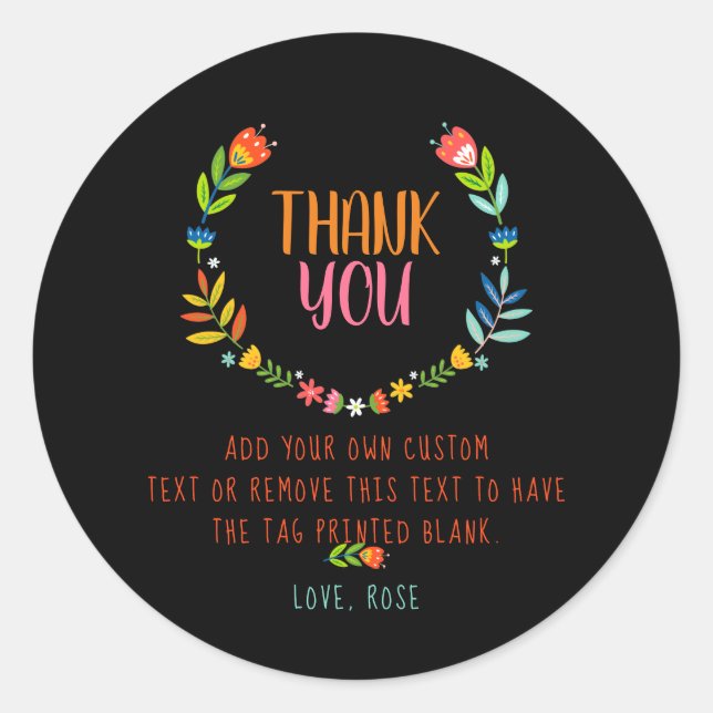 Pegatinas florales de México (Anverso)