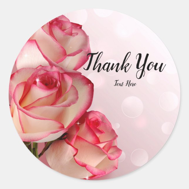 Pegatinas florales personalizadas (Anverso)