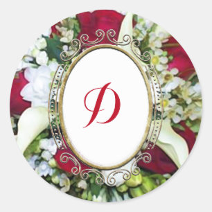 Pegatinas florales personalizados