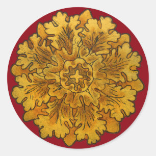 Pegatinas Florentine Oak Leaf Cluster