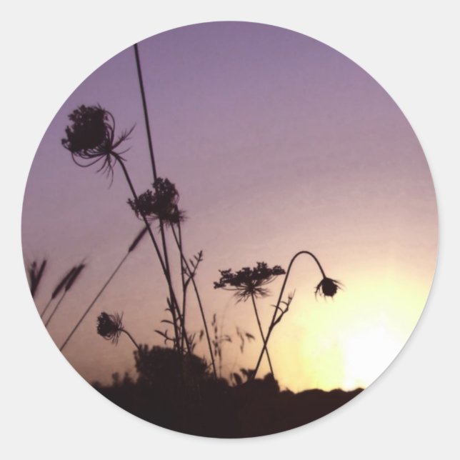 Pegatinas Flower Sunset (Anverso)
