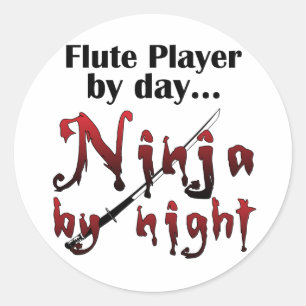Pegatinas Flute Ninja