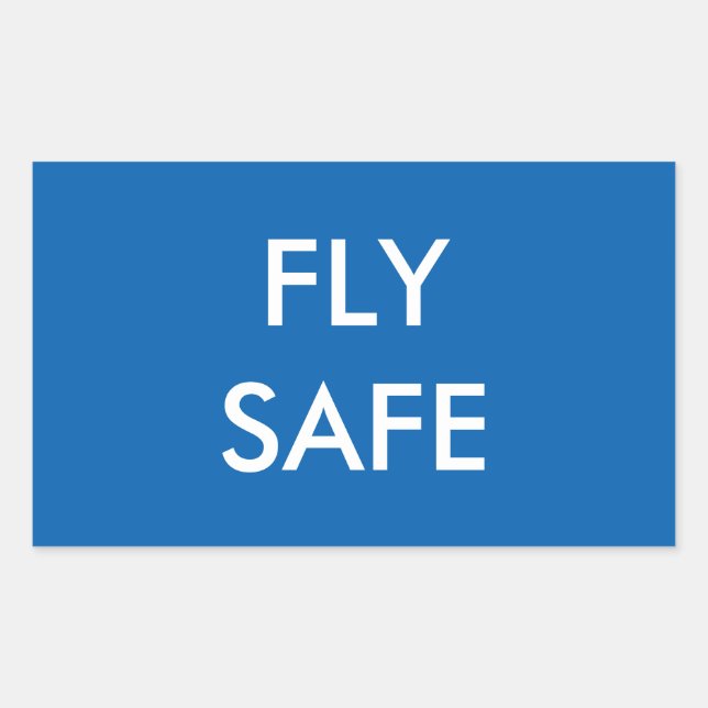 PEGATINAS FLY SAFE (Anverso)