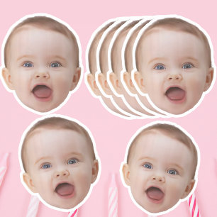 Pegatinas fotográficos personalizados, cara fotogr