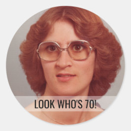 pegatinas fotográficos Personalizados de cumpleaño