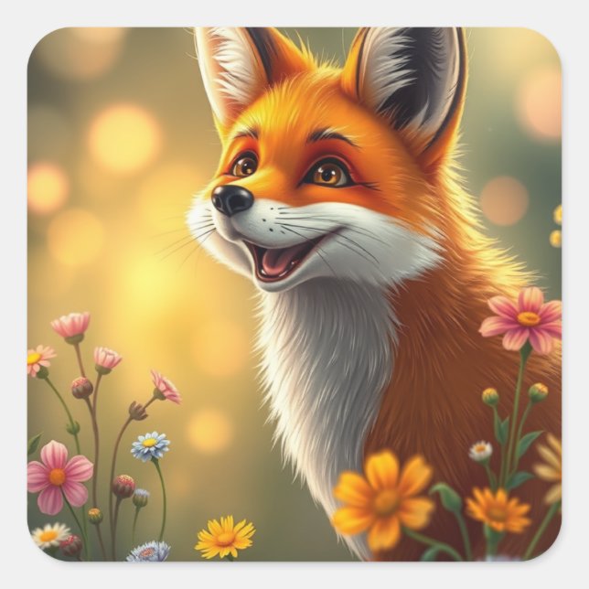Pegatinas Fox (Anverso)