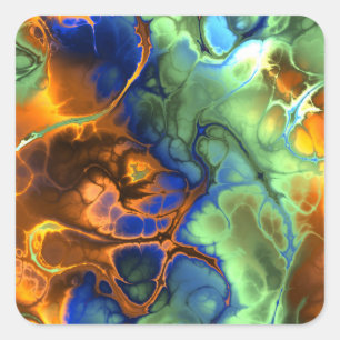 pegatinas fractales espaciales