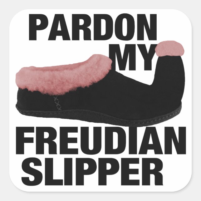 Pegatinas Freudian Slipper (Anverso)