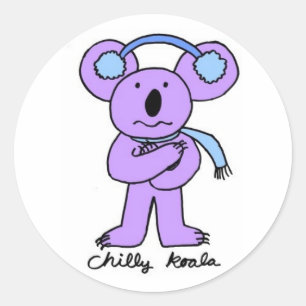 Pegatinas fríos de la koala