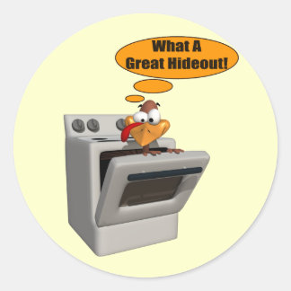 Pegatinas - Funny Turkey Hideout
