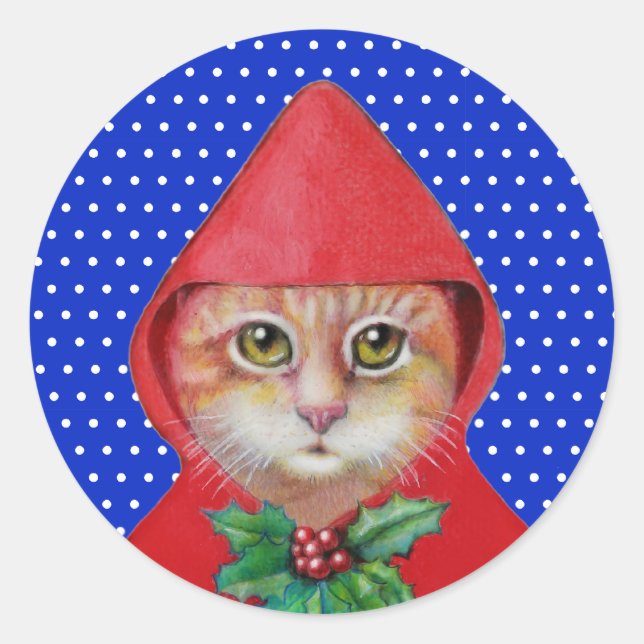 Pegatinas gatos de navidades (Anverso)