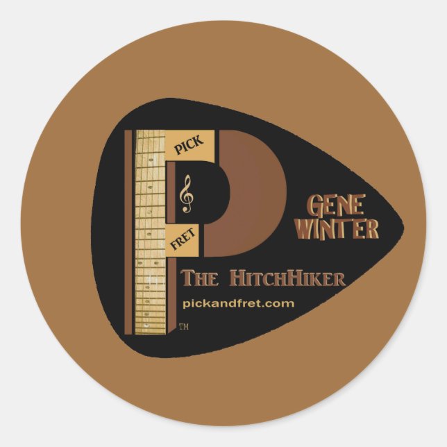 PEGATINAS GENE-TRADEMARK-1 1/2" (Anverso)