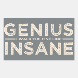 PEGATINAS GENIUS VS personalizados INSANE