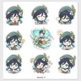 Pegatinas Genshin Impact Venti