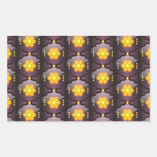 Pegatinas geométricos de estilo marroquí (Anverso)