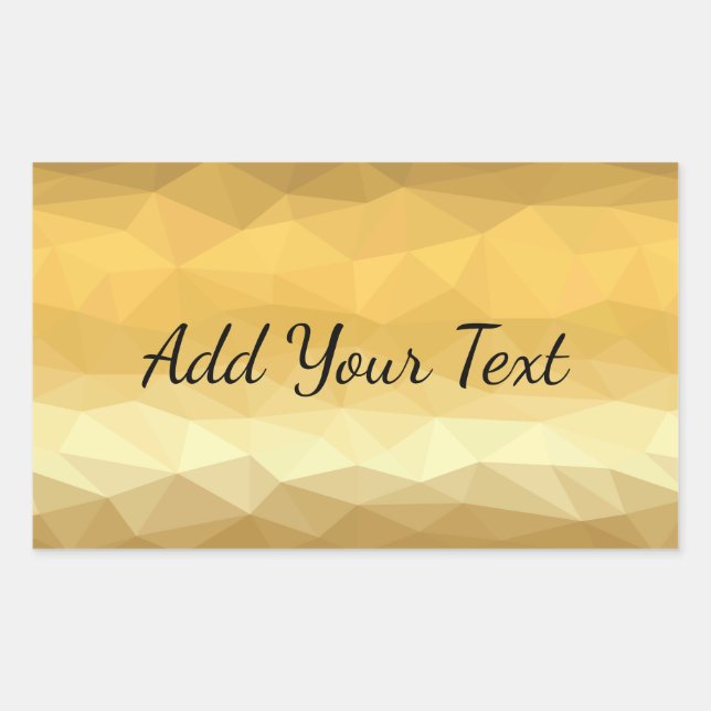 Pegatinas geométricos modernos de efecto metálico  (Anverso)